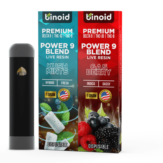 POWER 9 BLEND LIVE RESIN DISPOSABLE – 2 PACK COMBO