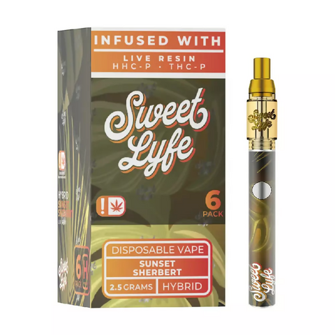 2.5ml Disposable Vape Pen Infused with Live Resin HHC-P+THC-P