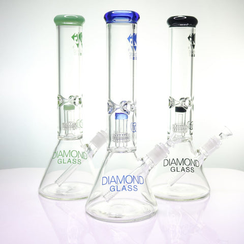 Diamond Glass 14" UFO Perc Beaker