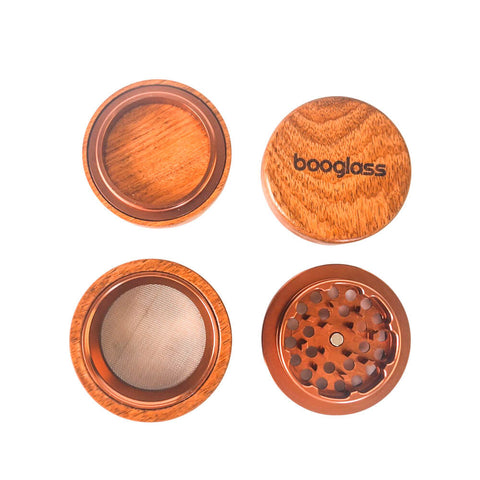 Booglass Classic Wooden Herb Grinder