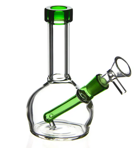 6 Inch Round Base Bong – Perfect & Portable