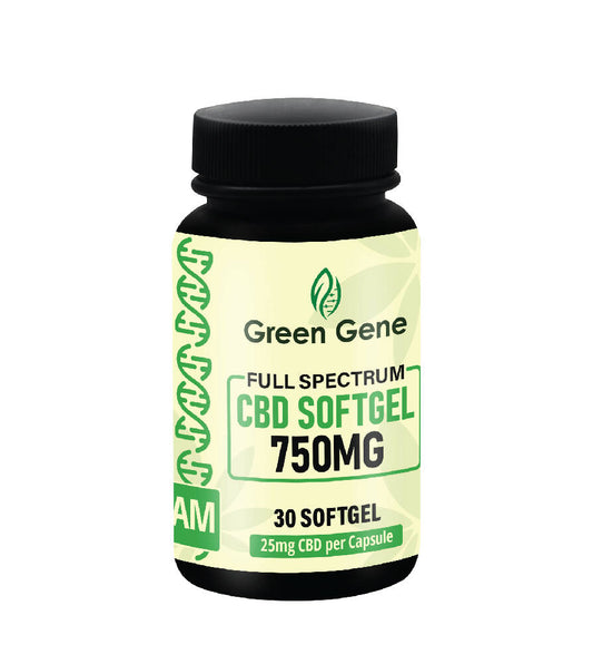 CBD Soft Gel Capsules - Full Spectrum Vitamins 750MG