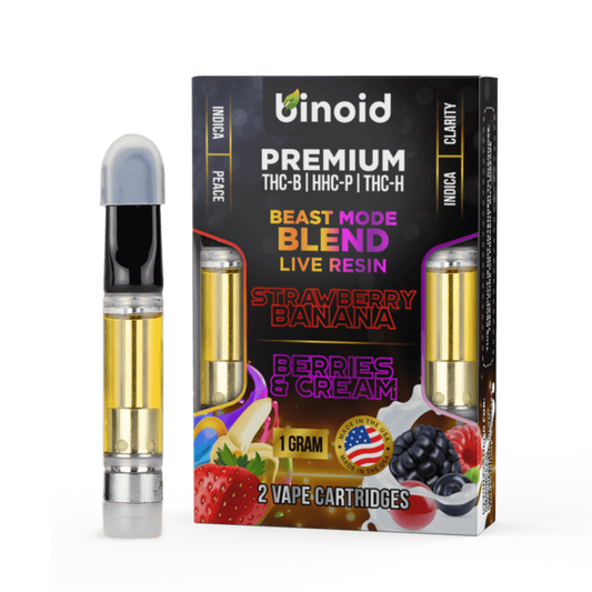 BEAST MODE BLEND LIVE RESIN CARTRIDGE – 2 PACK COMBO (LIMITED TIME SALE)