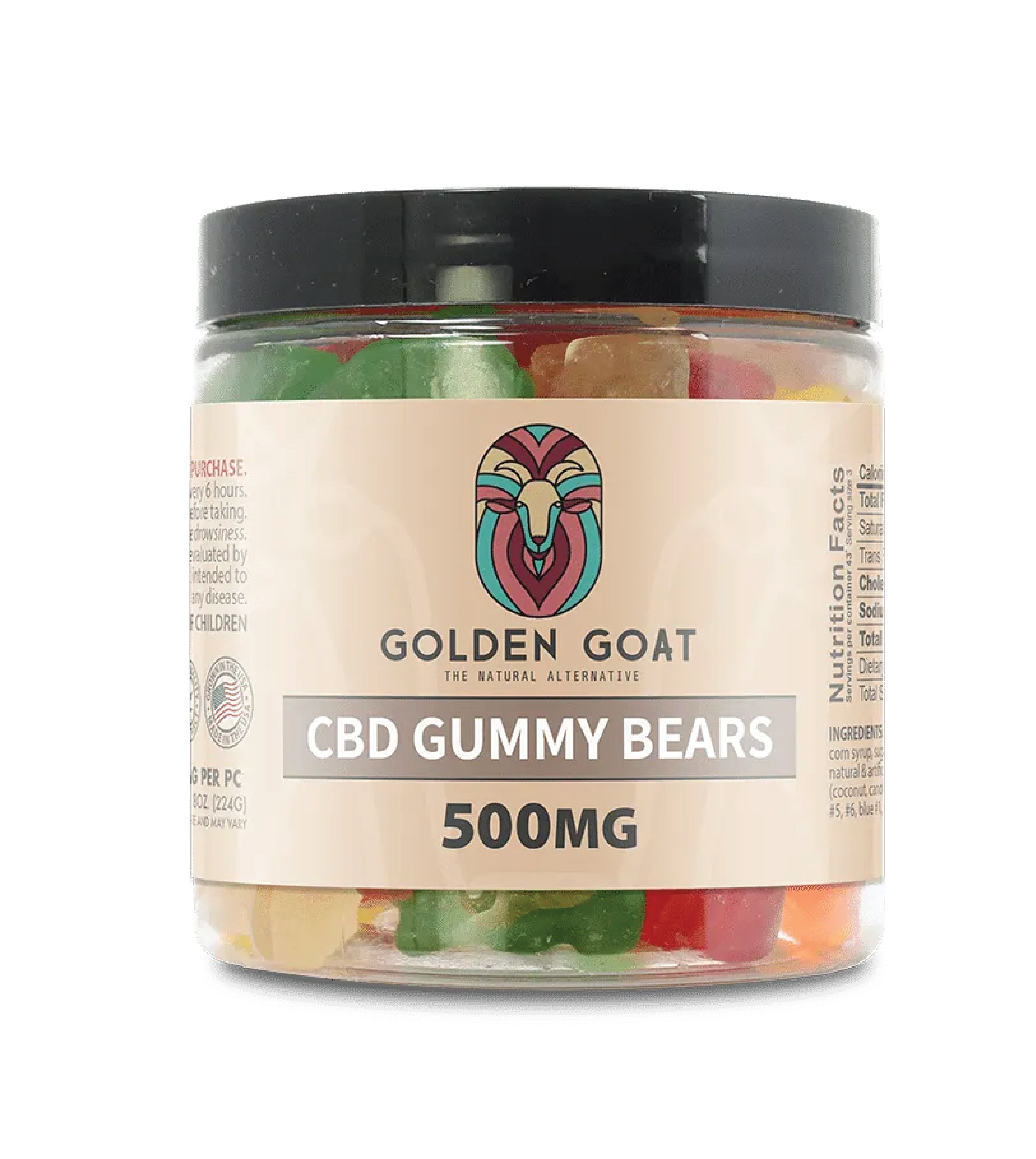 CBD Gummies 500MG -Clear Bears