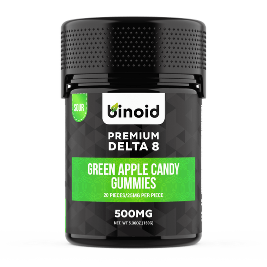 DELTA 8 THC GUMMIES – GREEN APPLE CANDY