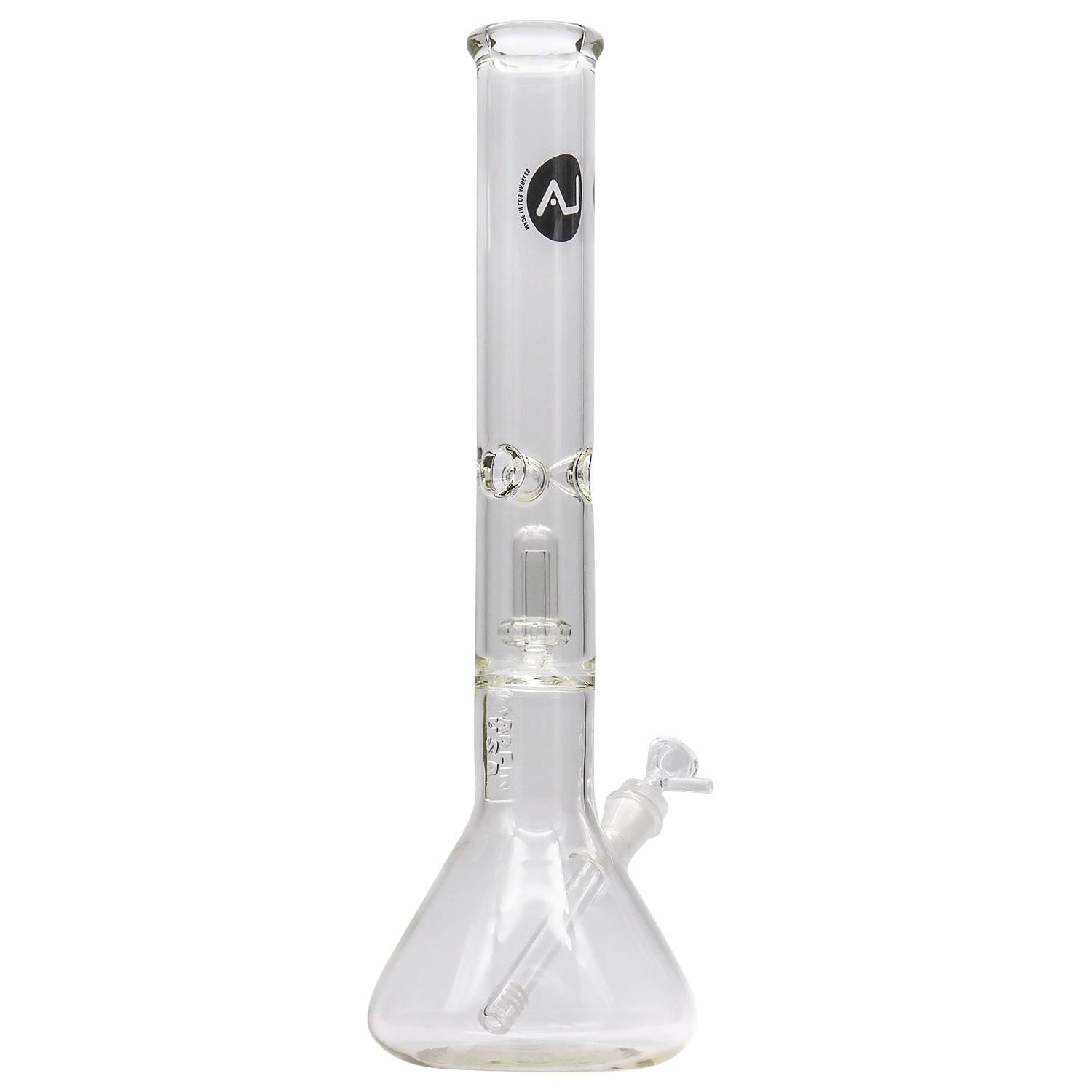 LA Pipes Thick Glass Beaker Showerhead Perc Water-Pipe