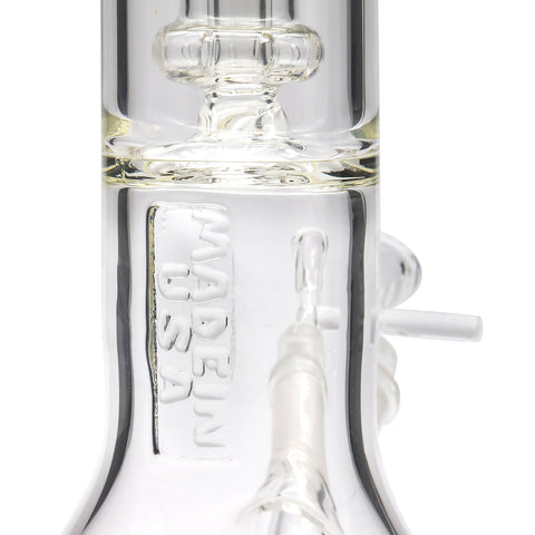 LA Pipes Thick Glass Beaker Showerhead Perc Water-Pipe