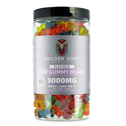 Platinum CBD Gummies 3000mg - Clear Bears