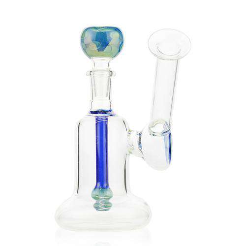 6 Inch Sea Swirl Bong With Downstem -1Stop Glass