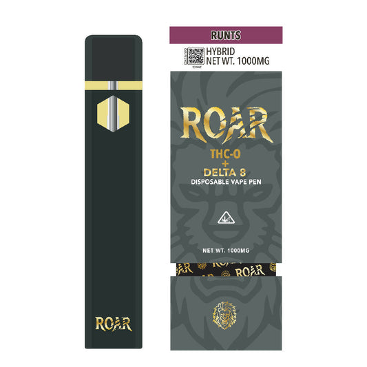 Roar 1ML THC-P + D8 1000MG - Runts - Box (5 Pack)