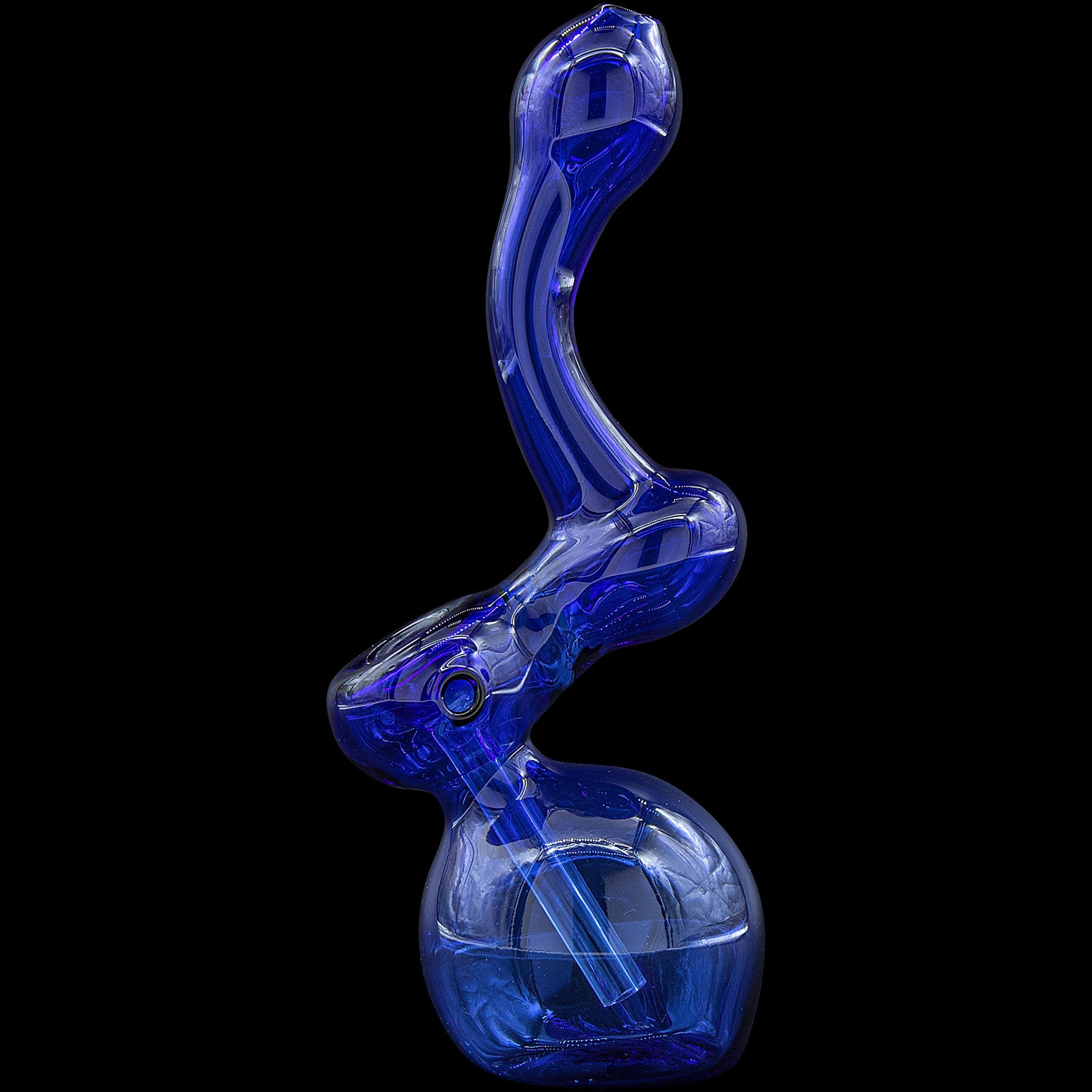 The "Sherbub" Glass Sherlock Bubbler Pipe (Various Colors)