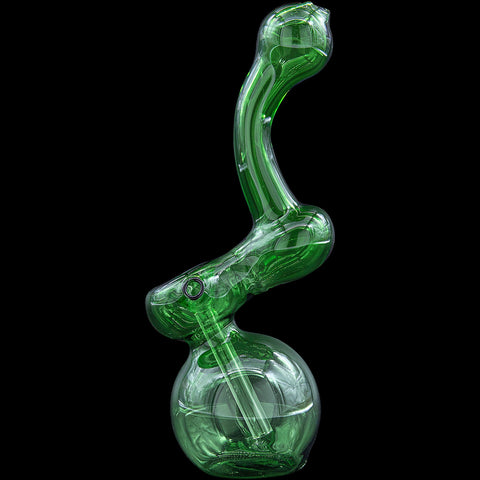 The "Sherbub" Glass Sherlock Bubbler Pipe (Various Colors)