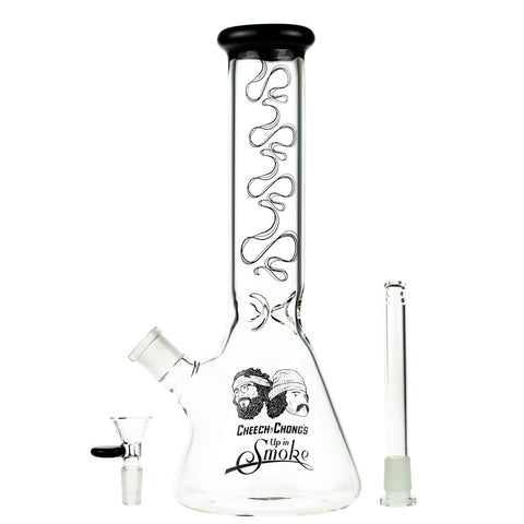CHEECH & CHONG FAMOUS X 12 IN BEAKER WATER PIPE