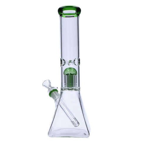 12” Quad Base Beaker Water Pipe with Tree Percolator