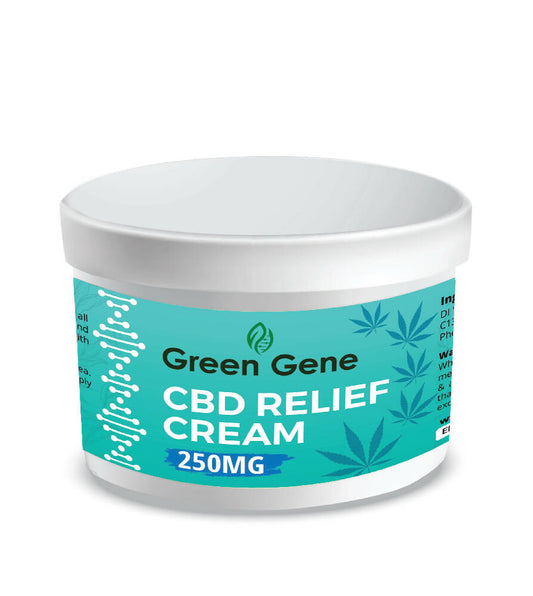 Greene Gene CBD Muscle & Joint Pain Relief Cream W/ Menthol & Peppermint Oil