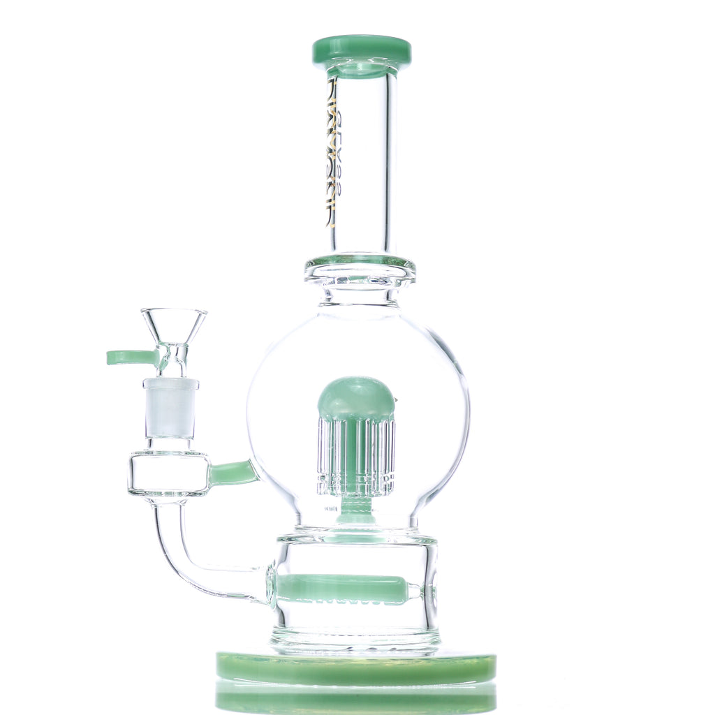 Diamond Glass Bubble Bong with Inline and Tree Perc