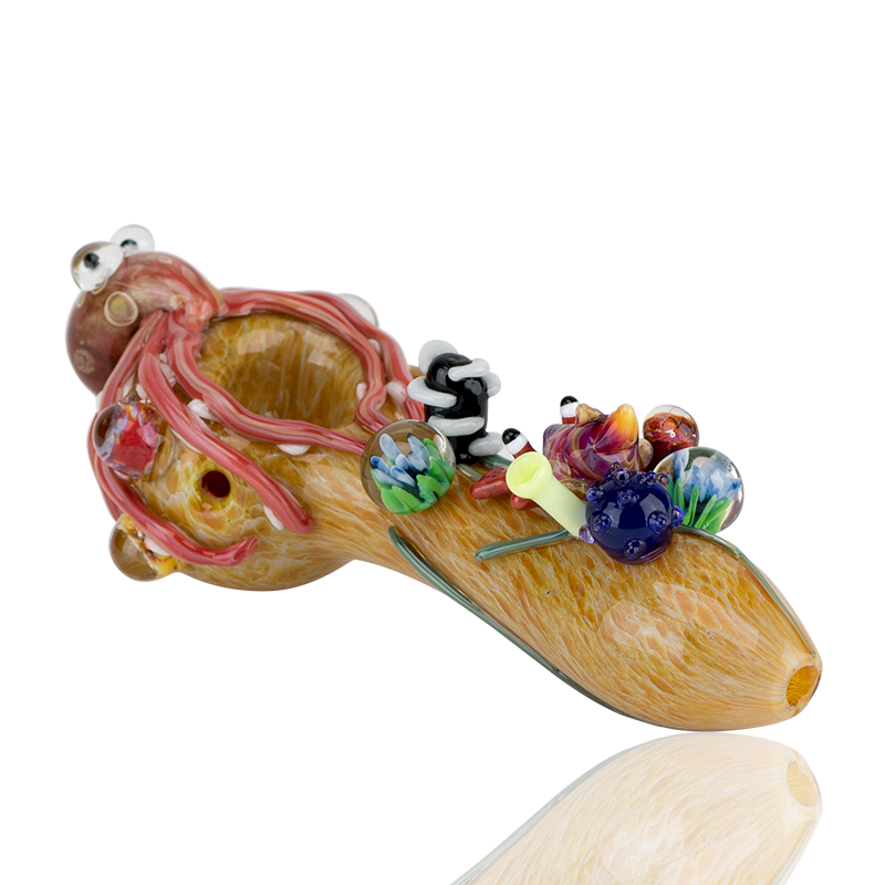 Empire Glassworks Small Spoon Pipe- Kraken