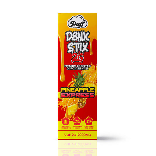 Delta-8 Dank Stix 2G Disposable Vape: Pineapple Express