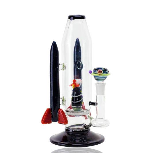 Empire Glassworks Rocket Ship Water Pipe & Kit