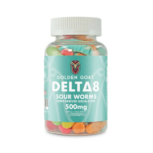 Delta 8 Gummies 500mg - Sour Worms