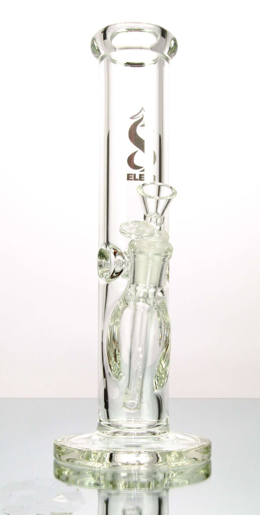 Heavy Wall Straight Tube Water Pipe 12 Inches Tall