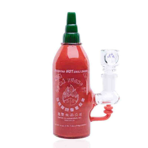 Empire Glassworks Mini Rig - Sriracha Bottle