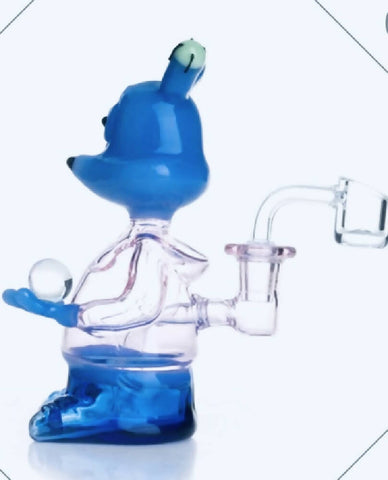 6.2 Inches Cartoon Cute Glass Smoking Water Pipe Oil Dab Rig