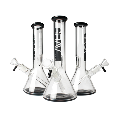 GRAV 8" Black Accent Water Pipe