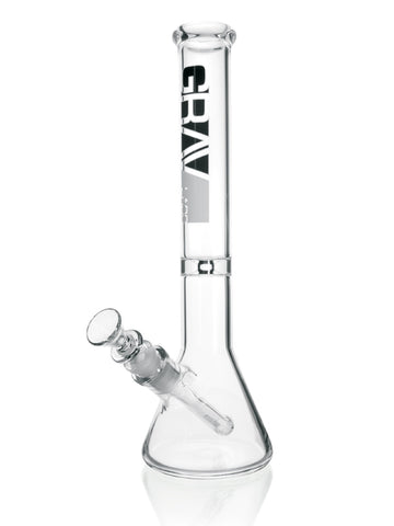 GRAV 8" Beaker Bong - Clear