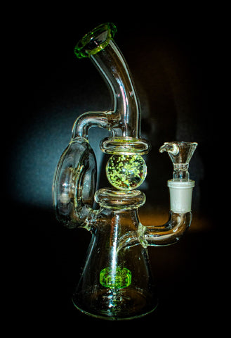 Glow in the Dark Recycler Bong - The Astral