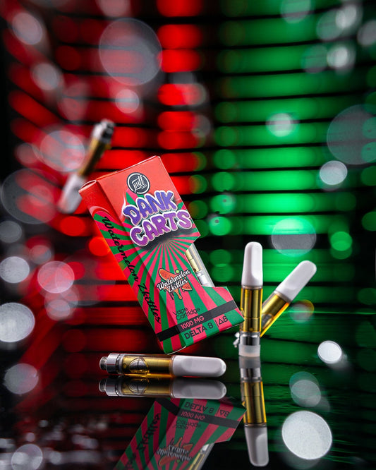 Delta-8 Dank Carts Vape Cartridge: Watermelon Zkittles