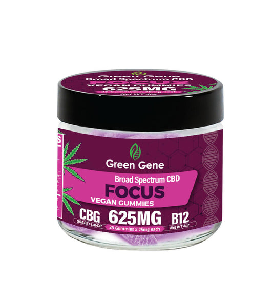 CBD Vegan Focus Gummies Grape