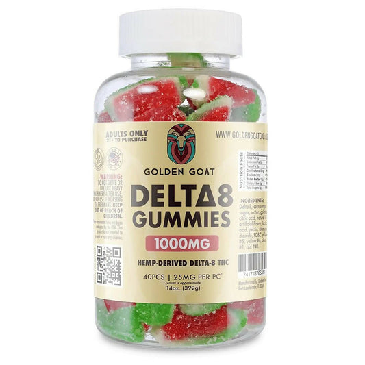 Delta 8 Gummies 1000mg - Watermelon Slices
