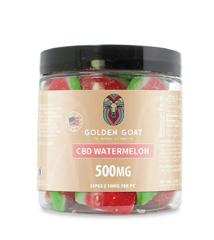 CBD Gummies 500MG - Watermelon Slices