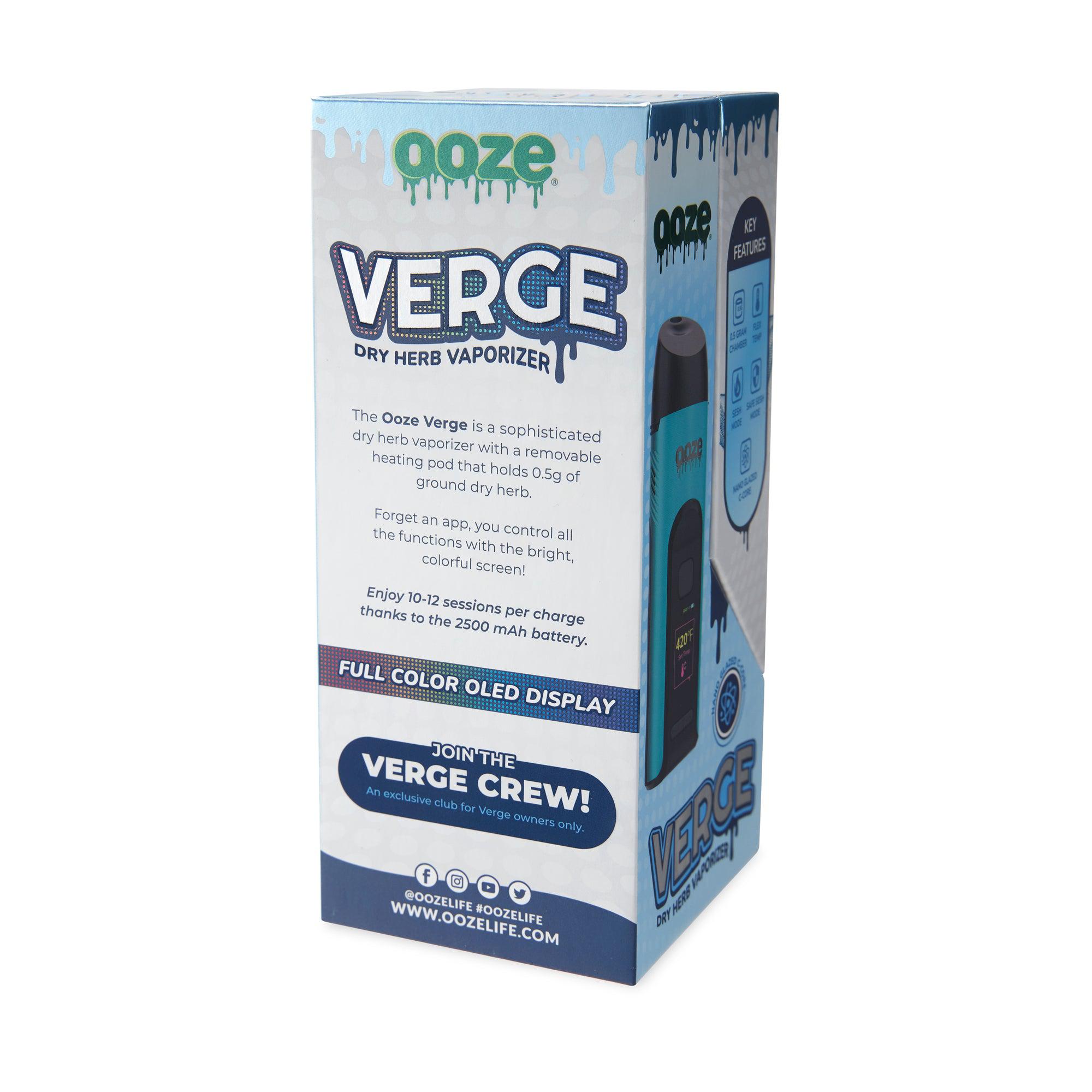 Ooze Verge Dry Herb Vaporizer – 2500 mAh C-Core