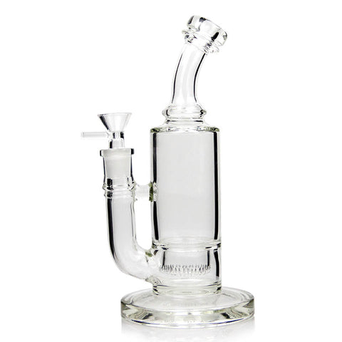 1Stop Glass 10 Inch Bong w/ Dropped Honeycomb Perc