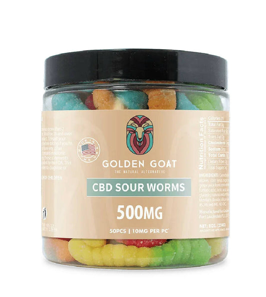 CBD Gummies 500MG -Sour Worms