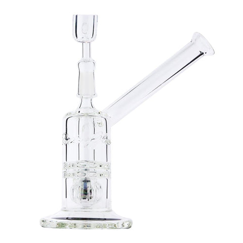 Pure Glass 8" Mini Torus Sidecar Straight - Male