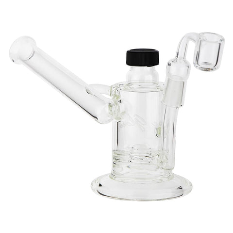 Pure Glass 6" Magma V Ring Perc - Clear