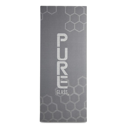Pure Glass 12" Grid Gatling Beaker Male - Clear