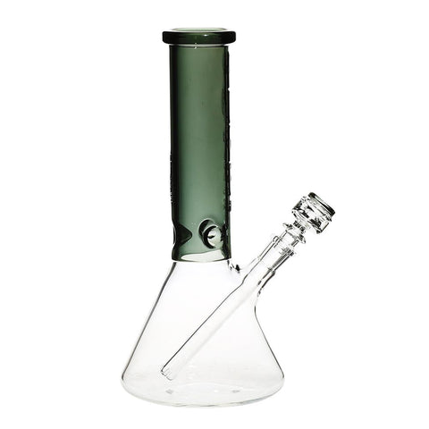 Pure Glass 12" Insight 3D Beaker - Clear & Smoke Black
