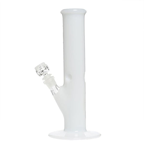 Pure Glass 12" Straight Water Pipe - Ivory