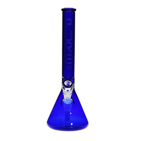 Pure Glass 14" Classic Beaker - Blue