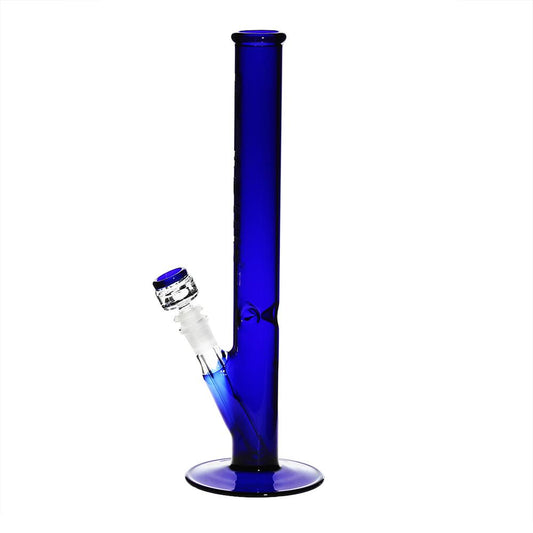Pure Glass 14" Straight Water Pipe - Blue