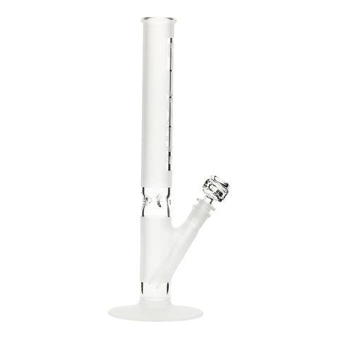 Pure Glass 14" Straight Water Pipe - Frost