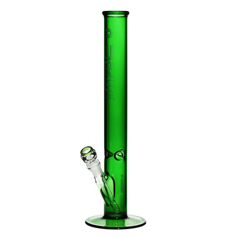 Pure Glass 18" Straight Water Pipe - Green