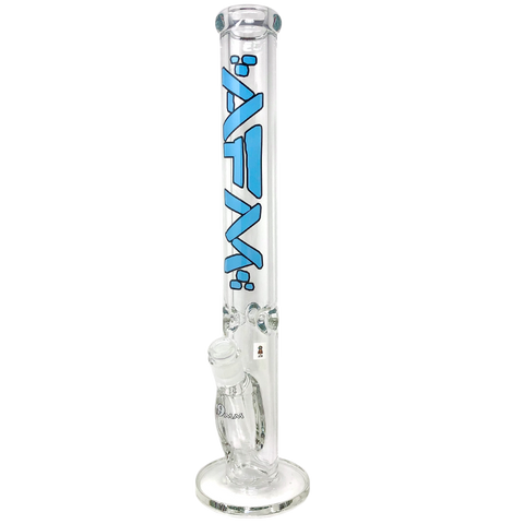 AFM Straight Shooter Bong: 18" Straight Tube - 9mm THICK Glass