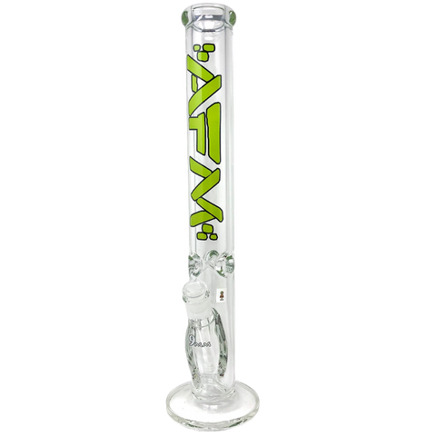 AFM Straight Shooter Bong: 18" Straight Tube - 9mm THICK Glass