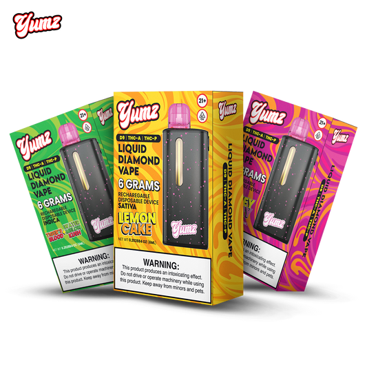 Yumz - Bundle - THC Disposable Vape ( 6 Grams ) ( D9 + THC-A + THC-P )