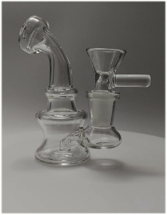 Sirui Glass Bong Water Pipe For Weed Smoking Straight Tube Bong